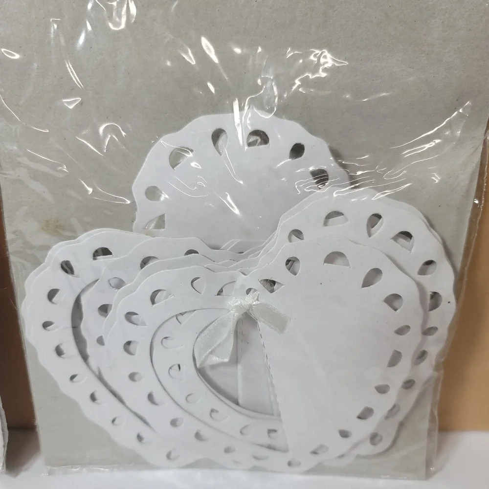 Vtg Good Old Values Wedding Decor Honeycomb Centerpiece/Garland/Spiral Cutouts